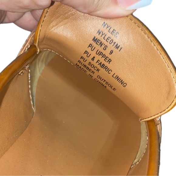 Men’s Steve Madden Nyles Brown Penny Loafers Shoes - Picture 5 of 5